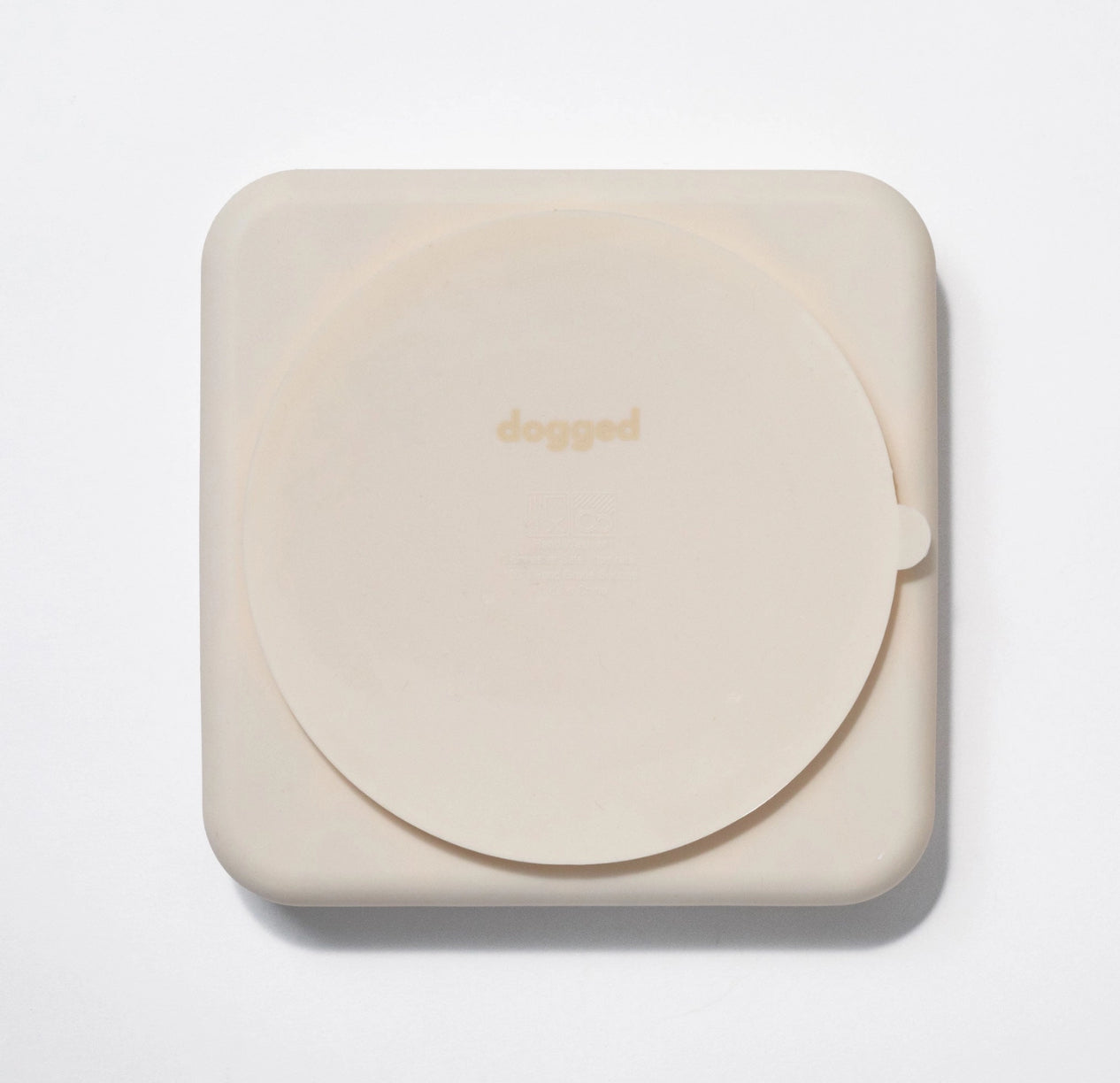 dogged - Argyle Slow Feeder Bowl - Buttercream