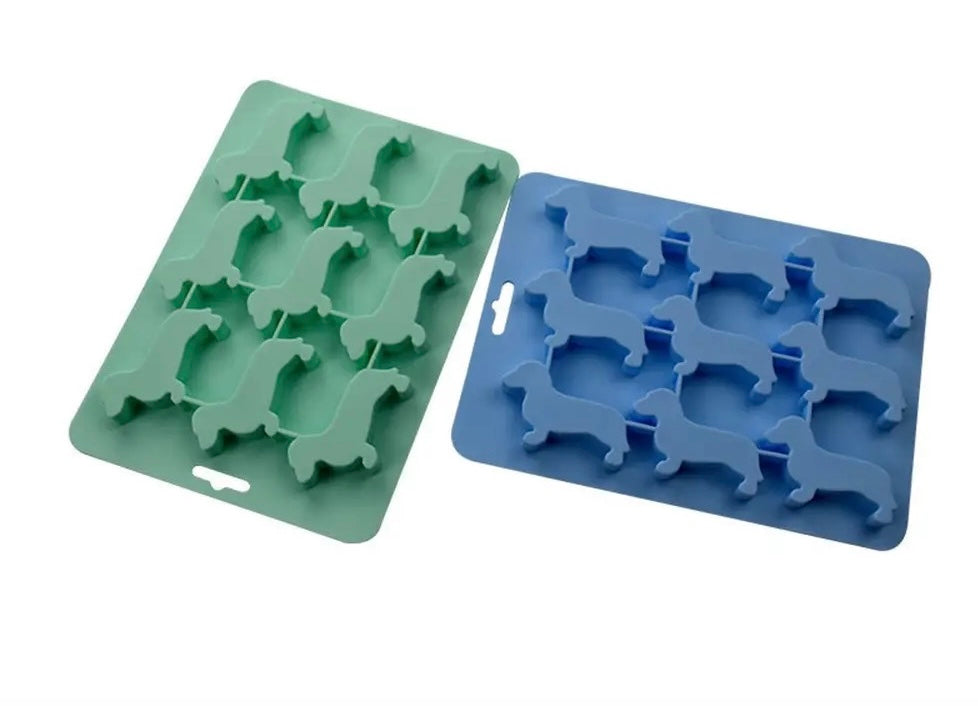 Dachshund Shaped Mould (blue)