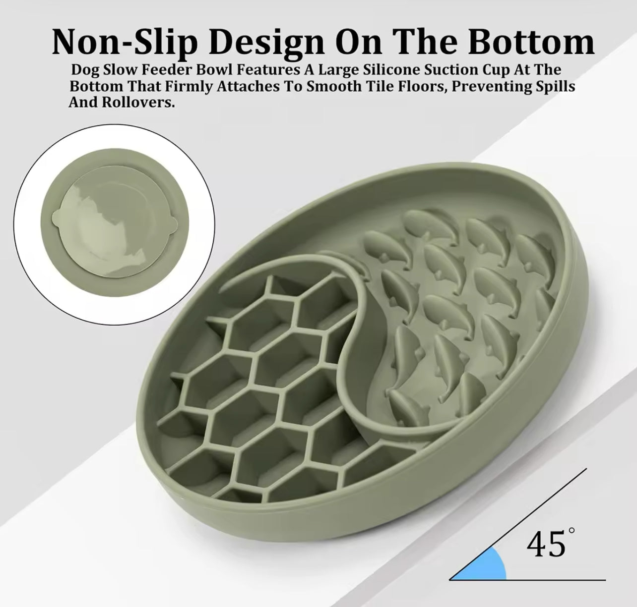 Honeycomb Slow Feeder (sage)