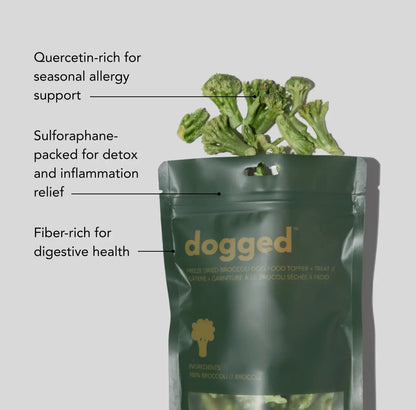 dogged-freeze dried broccoli topper