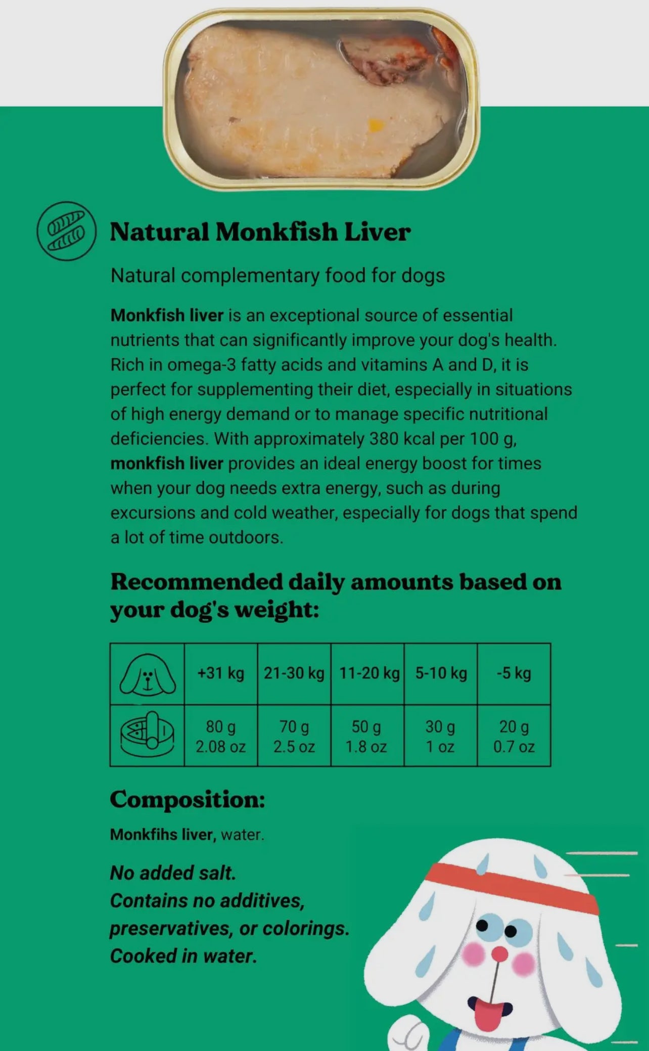 Canumi Natural Monkfish Liver