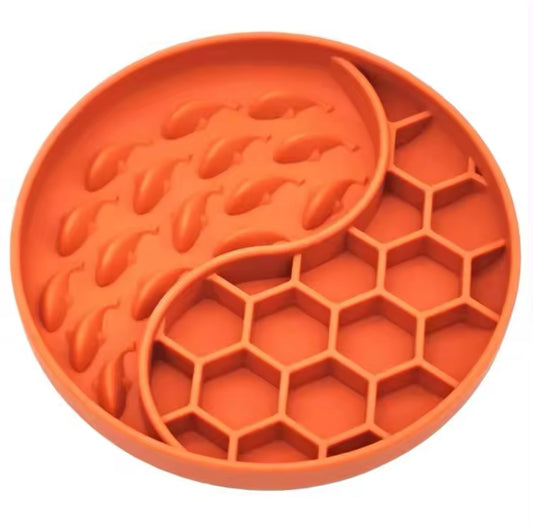 Honeycomb Slow Feeder 🍊 (orange)