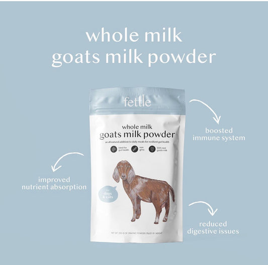 Fettle Whole Goats Milk Powder