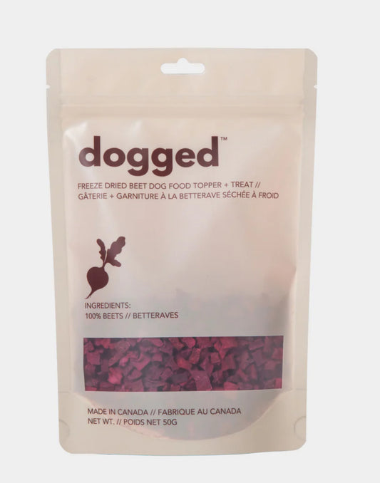 dogged-freeze dried beets topper