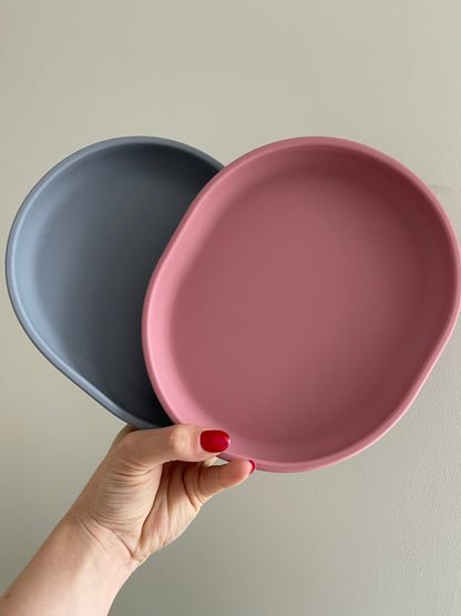 Flat Silicone Bowl