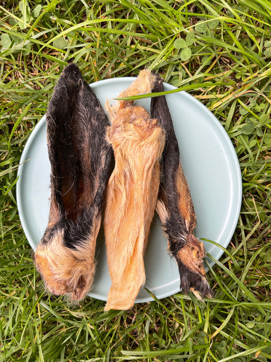 Natural Hairy Goat Ears 100gr.